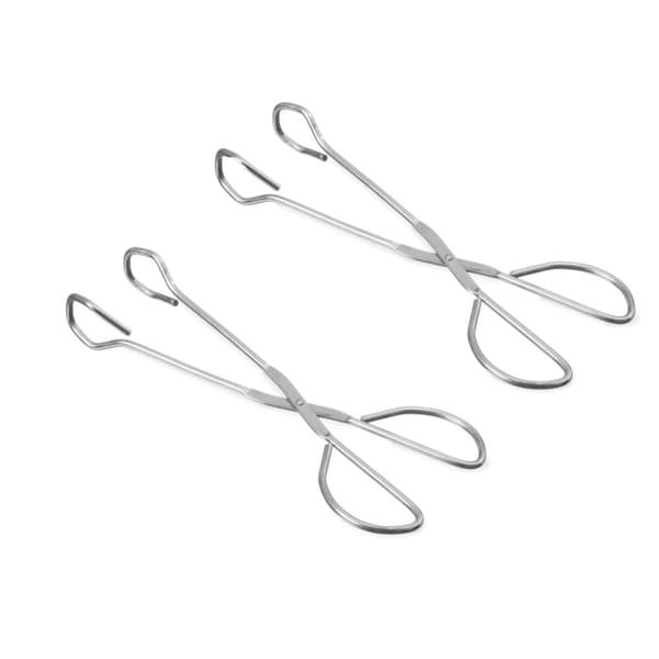 Ruostumattomasta teräksestä valmistetut tarjoilupihdit, pituus 240 mm, 2 kpl - Hendi 171028