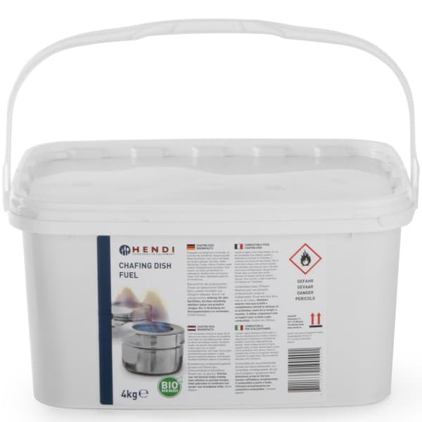 Ethanolpasta til cateringvarmere - sæt med 2 x 4 kg - Hendi 190029