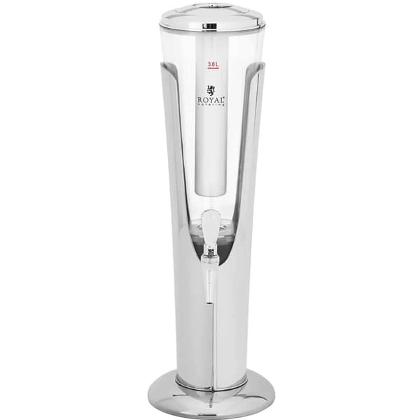 Køledispenser til juice og drikke med LED-belysning, 3 l