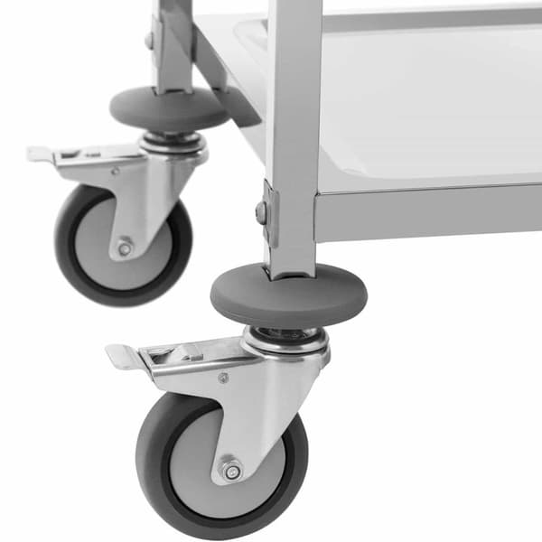 Catering tjenervogn til servering, 3 hylder, 73 x 38 cm, op til 81 kg