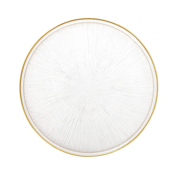 Lauta | MONZE | läpinäkyvä kultareunuksella | 28 cm | 862088
