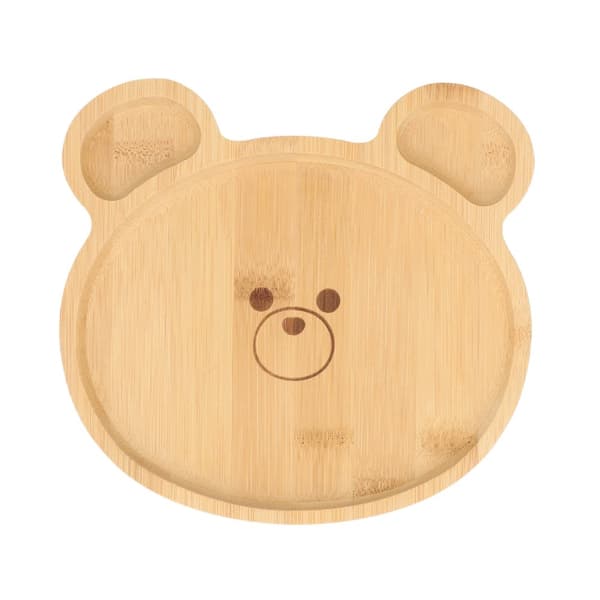 Plade | BAMBU | bambus bamse | 17x16 cm | 991541