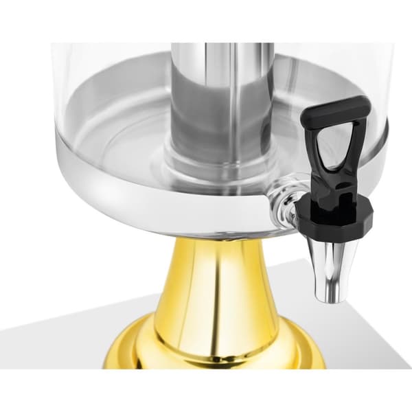 Kølende buffetdispenser til juice og drikkevarer, dobbelt, 2 x 8 l