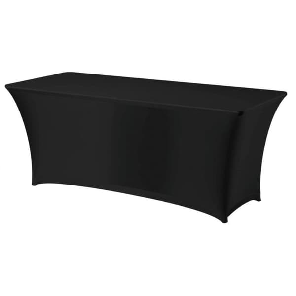 Rektangulär duk utan strykning 150x760cm Jerseytyg svart - Hendi 814406