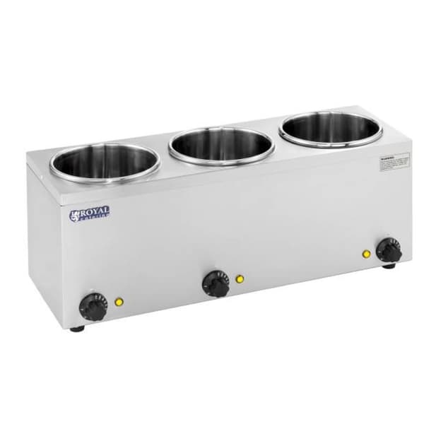 Bain-marie sähkökeitonlämmitin 450W 230V 3 x 3,8L