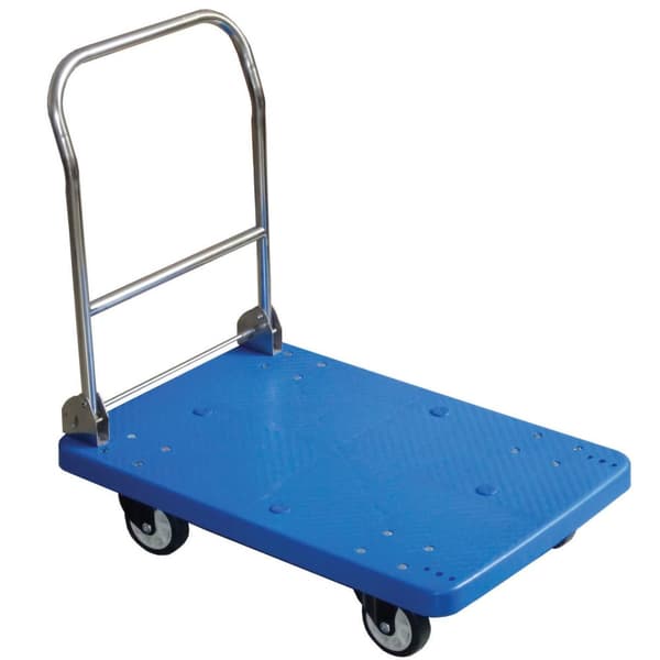 Transportplatformsvogn med foldbart håndtag 73x48cm op til 150kg