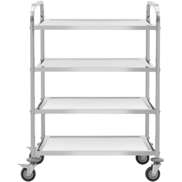 Catering tjenervogn til servering af 4 hylder 73 x 38 cm op til 144 kg