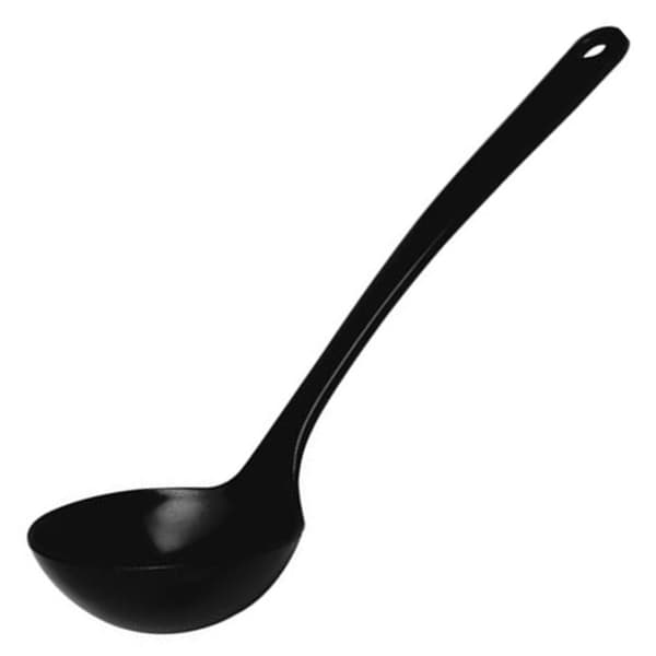 Melaminslev för soppor och såser, svart, 0,14 l - Hendi 563755