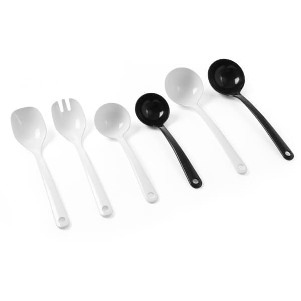 Vit melamin salladssked - Hendi 563908