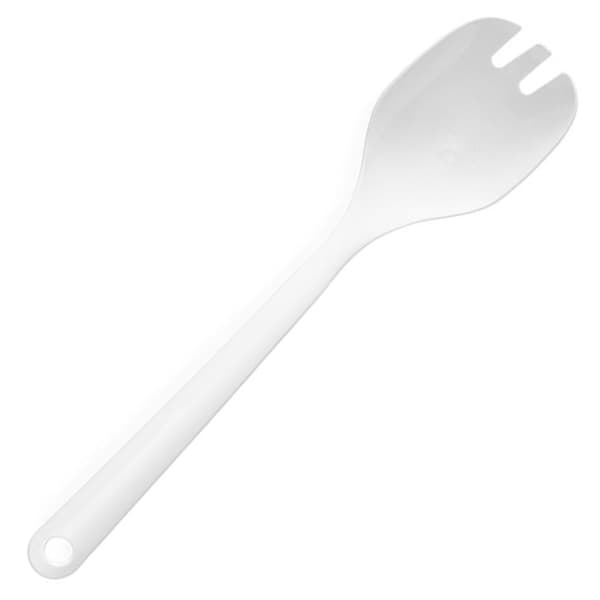 Valkoinen melamiinisalaattihaarukka - Hendi 564004