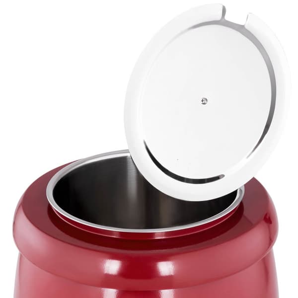 Elektrisk sopptermos vattenkokare av rostfritt stål cool-touch 400 W 10 l 35-80C röd