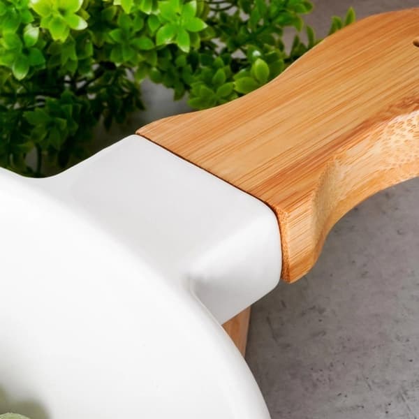 TERRESTRISK serveringsfat i porslin 33x19,5 cm