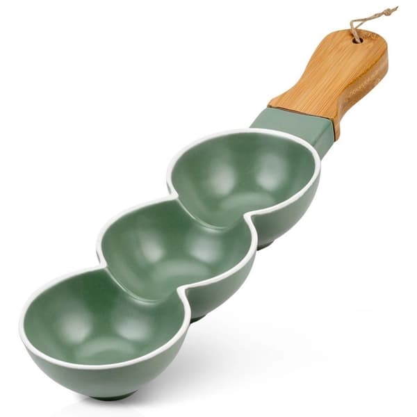 TERRESTRISK snacktallerken i porcelæn 40,5x10 cm