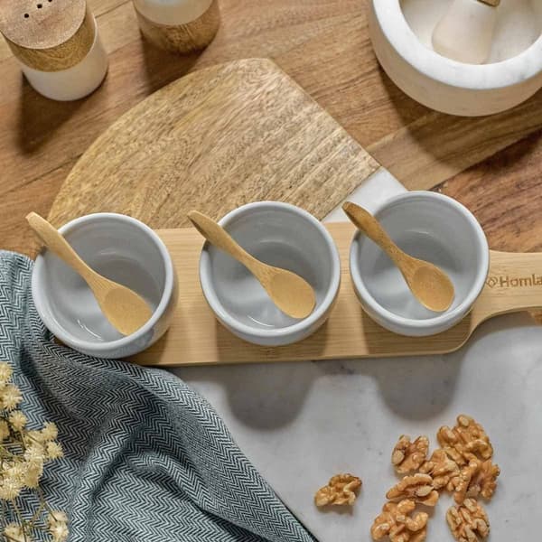 Cup setti | FINCAN | valkuaisten tarjoiluun, 3 kpl 32x8cm | 952832
