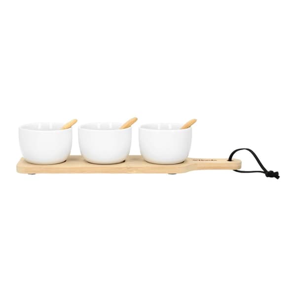 Cup setti | FINCAN | valkuaisten tarjoiluun, 3 kpl 32x8cm | 952832