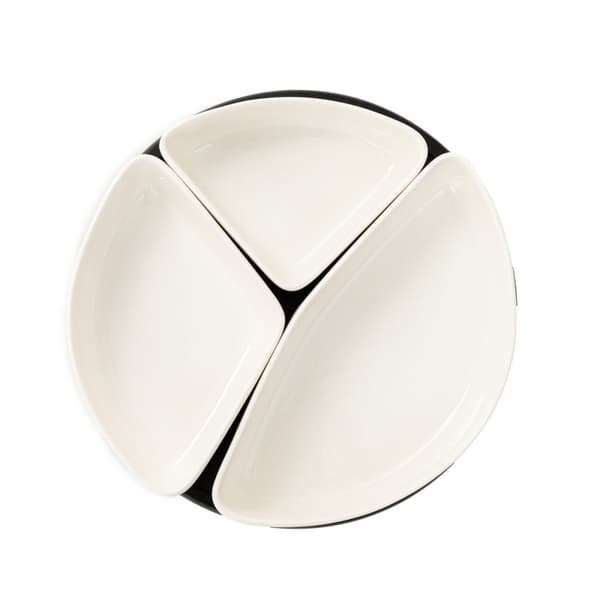 Tallrik | FELKO | med vita koppar | 24 cm | 850788