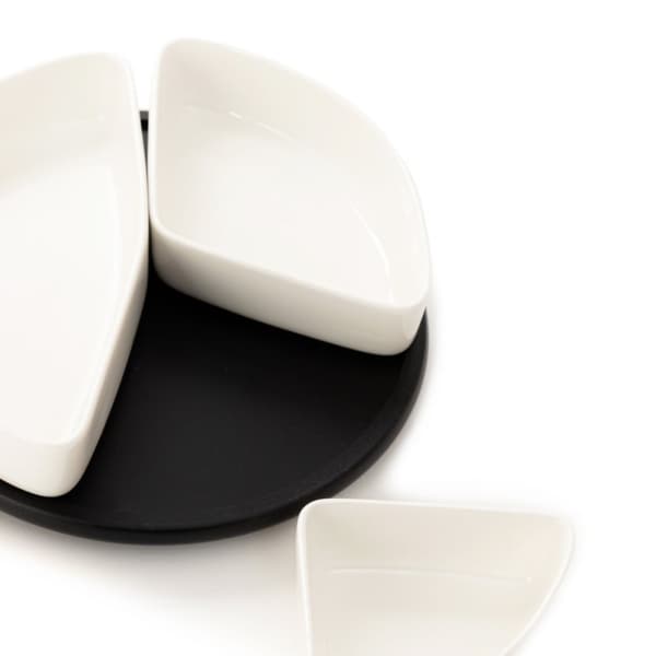 Tallrik | FELKO | med vita koppar | 24 cm | 850788