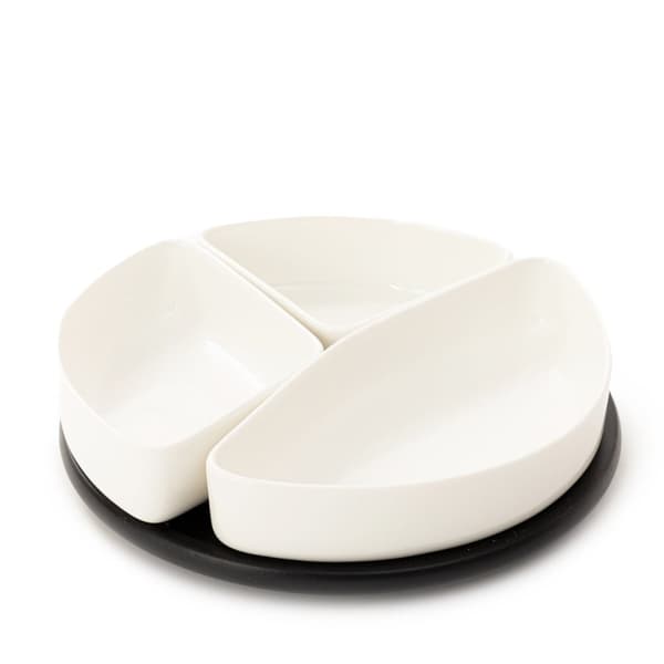 Tallrik | FELKO | med vita koppar | 24 cm | 850788