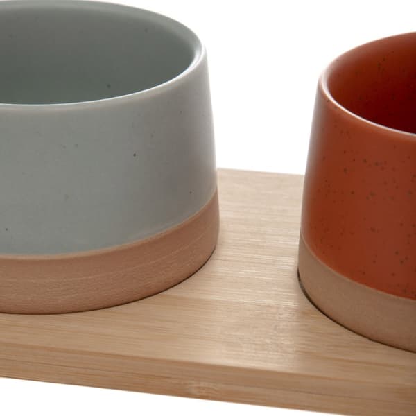 Cup setti | COMIDA | jalustalla | 48x12cm | 893747