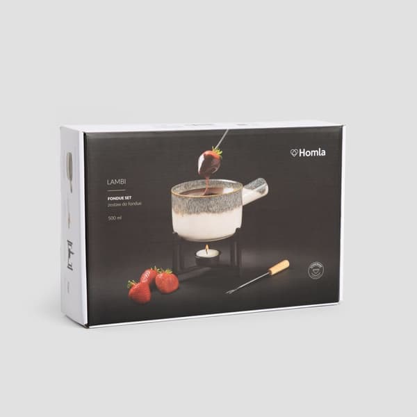 Fondue sæt | LAMBI | med varmelegeme | 0,5 l | 719776