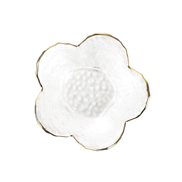 Skål | LIVE | blomma med guldkant S | 9x4cm | 887364
