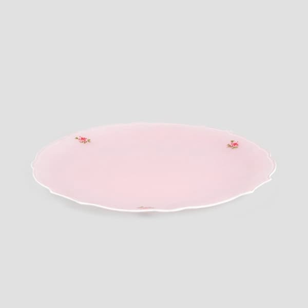 Fad | PINK MÆLKET | med hvid kant | 32 cm | 731778