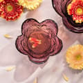 Miniatyrbild 6 av 8: Skål | LONNY | blomformad rosa M | 12x6cm | 730221