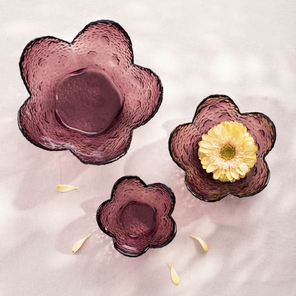 Skål | LONNY | blomformad rosa M | 12x6cm | 730221