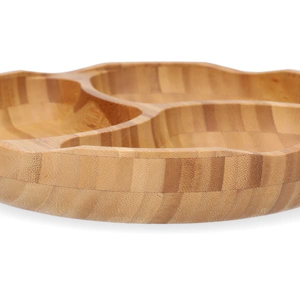 Tallrik | BAMBU | bambu med tre fack | 25 cm | 958391