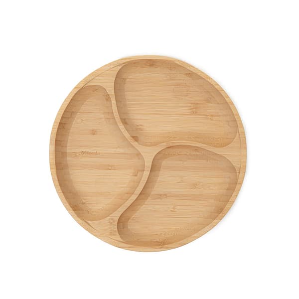 Tallrik | BAMBU | bambu med tre fack | 25 cm | 958391