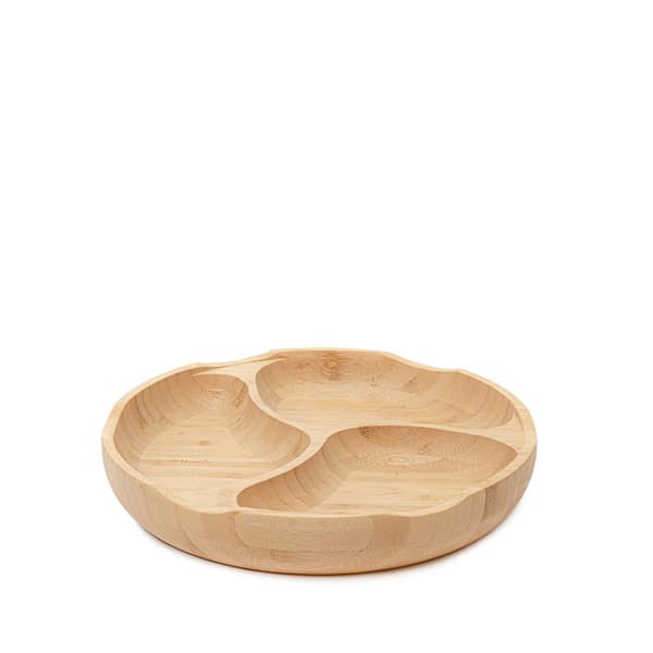 Tallrik | BAMBU | bambu med tre fack | 25 cm | 958391