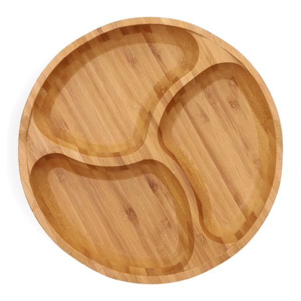 Tallrik | BAMBU | bambu med tre fack | 25 cm | 958391