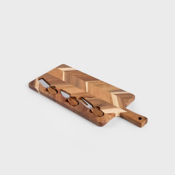 bestyrelse | NEVADO | til servering med 3 knive | 48x20cm | 718281