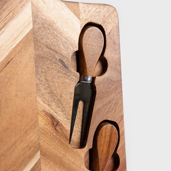 bestyrelse | NEVADO | til servering med 3 knive | 48x20cm | 718281