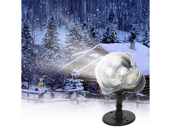 Jul Projektor - Jultema - Trädgårdslampa med LED