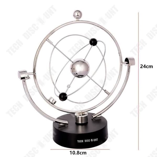 TD® Celestial Orbital Newtons magnetpendel Roterande dekoration Bord Skrivbord Barns pedagogisk leksak Plast Balansboll