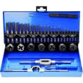 Miniatyrbild 2 av 4: YUENFONG Tungsten Steel Tap and Tap Set 32 stycken med förvaringsväska M3, M4, M5, M6, M8, M10, M12