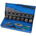 Miniatyrbild 1 av 4: YUENFONG Tungsten Steel Tap and Tap Set 32 stycken med förvaringsväska M3, M4, M5, M6, M8, M10, M12