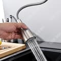 Miniatyrbild 2 av 4: TD® 304 rostfritt stål utdragskran ritning kök varm- och kallvattenkran kan rotera diskbänksblandare