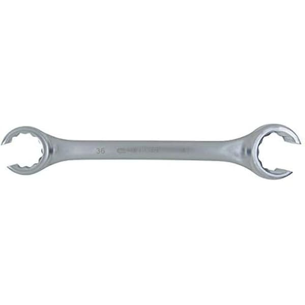 Nyckel - BRILLIANT TOOLS - 36x41mm - Dubbel öppen - Böjd form - Industriell kvalitet