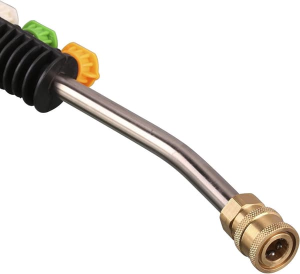 Högtryckstvättstavsförlängning med adapter, utbyteslans, endast kompatibel Karcher K2, K3, K4, K5, K6, K7, 15 tum