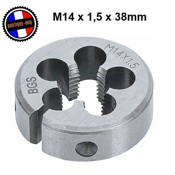 BGS Hand Die - M14 x 1,5 x 38 mm - Fin Pitch 150 Metrisk