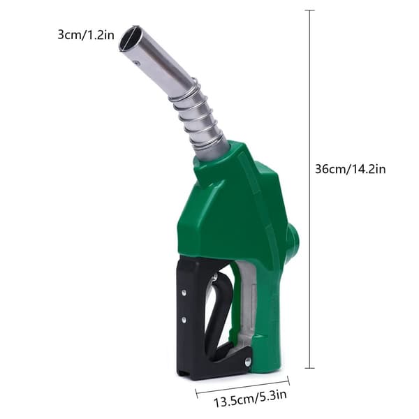 Brændstofdyse, 3 Gear Justerbar, 120L Maksimal Flow Rate, Holdbar Aluminium Konstruktions,grøn