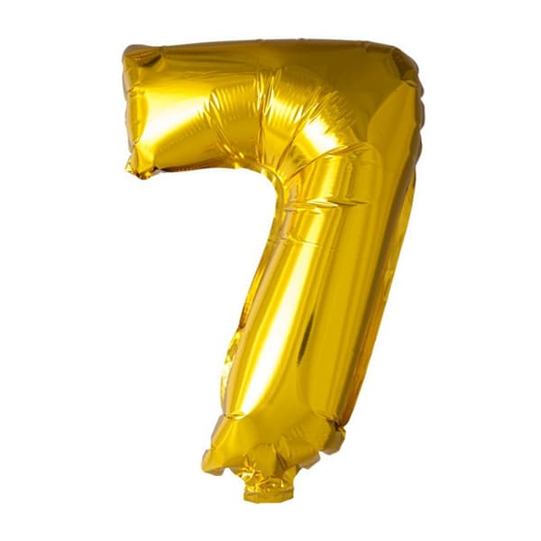 Guld Nummer-balloner 0-9 - Stort antal balloner til fødselsdagsfest, bryllup, babyshower og jubilæumsfest