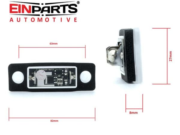 Volvo C30 2008 - 2013 led skyltbelysning