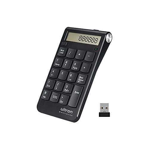 ULTRON UN2 NUMPAD 2,4 GHZ TRÅDLÖS USB-Kalkylator NUMPAD AVE