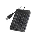 Miniatyrbild 2 av 4: logilink logilink USB numeriskt tangentbord, med kabel, 19 tangenter, svart svart svart svart