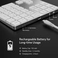 Miniatyrbild 3 av 8: NÖRDIC Bluetooth numeriskt tangentbord 34keys Windows iOS Android