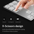 Miniatyrbild 4 av 8: NÖRDIC Bluetooth numeriskt tangentbord 34keys Windows iOS Android