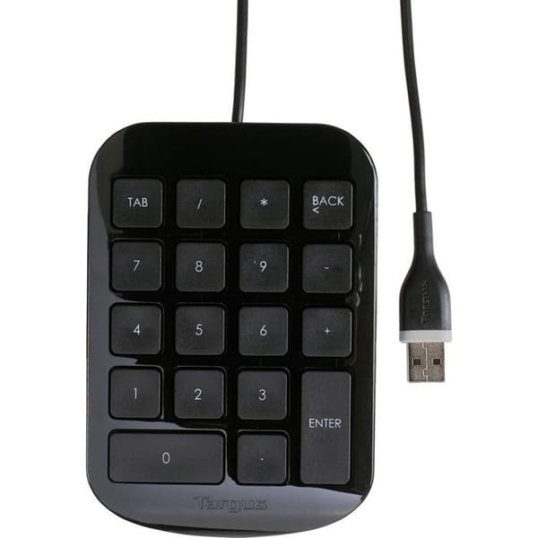 TARGUS USB Numeriskt tangentbord - Svart - PC / MAC